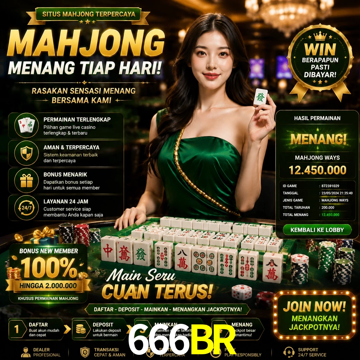 Cashback VIP 666BR - reembolso semanal